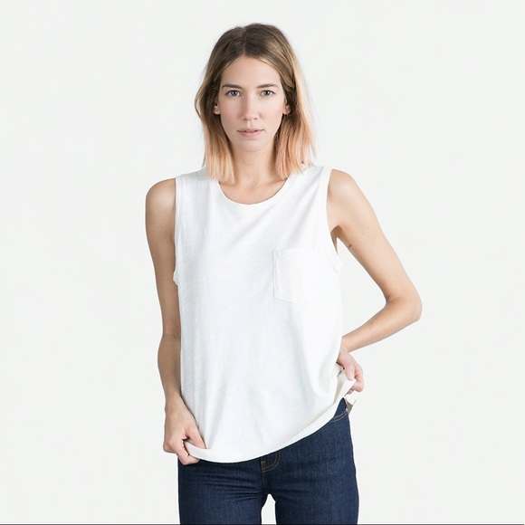 Everlane Langley Fox Muscle Tank - Picture 1 of 7
